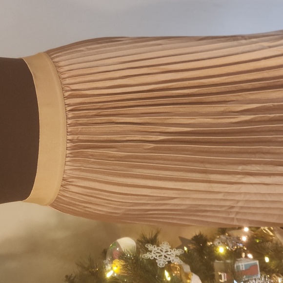 NWT H&M, gold skirt - Picture 2 of 8